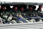 En konvoj med tyrkiske  elitesoldater på vej tilbage fra Irak. 