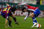 Spansk fodboldballet i kampen mellem Barcelona og Atletico Madrid. 