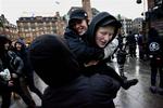 Demonstrationen på årsdagen for Ungdomshusets rydning forløb fredeligt. 