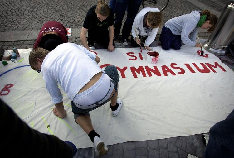 De Danske Gymnasieelevers Sammenslutning forventer stort fremmøde fra landets studerende til demonstrationerne i morgen. Arkivfoto: Finn Frandsen 