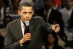»Jeg er ikke et perfekt menneske, og jeg vil ikke blive en perfekt præsident. Men jeg vil altid sige, hvad jeg mener«, siger Obama. 