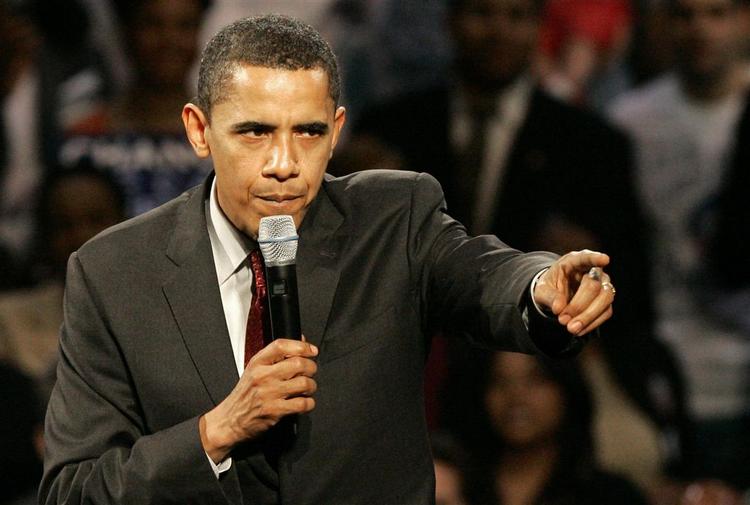 »Jeg er ikke et perfekt menneske, og jeg vil ikke blive en perfekt præsident. Men jeg vil altid sige, hvad jeg mener«, siger Obama. 