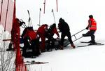 I disse dage er det et år siden, at Matthias Lanzinger kom galt af sted under et World Cup-løb i Norge. Arkivfoto. 