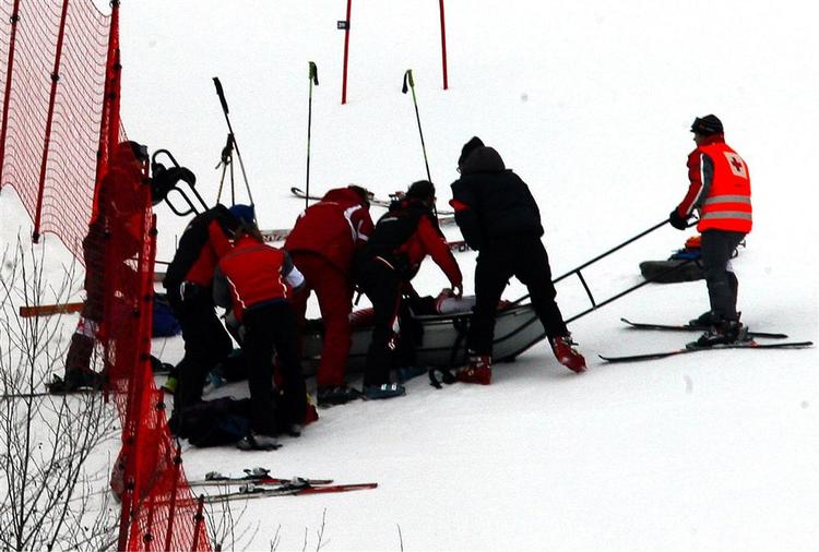 I disse dage er det et år siden, at Matthias Lanzinger kom galt af sted under et World Cup-løb i Norge. Arkivfoto. 