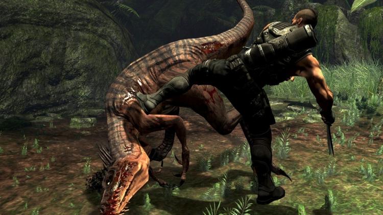 Det flotte billede til trods er 'Turok' grafisk en noget blandet oplevelse. Nogle dele af junglen og de største dinosaurer imponerer, men alt for meget er utilfredsstillende. Det er som en endnu mørkere, mere grumset og udtværet udgave af 'Gears of War' blot uden dennes æstetiske særpræg. 