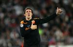 Taddei fik en af kampens elleve advarsler og scorede det første mål for AS Roma. 