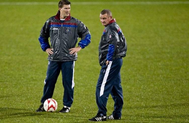 John Jensen (til højre) satser på, at den klassiske opskrift med at holde nullet på udebane og så afgøre det hele på hjemmebane, kan sende Getafe i kvartfinalerne. 