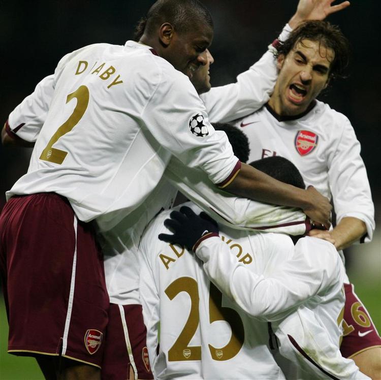 Arsenal er et af tre engelske hold i Champions League-kvartfinalerne. I næste kan Liverpool fuldende den engelske succes, hvis de klarer italienske Inter i en udsat kamp. 