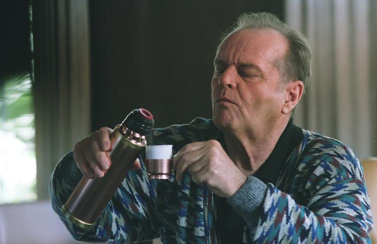 »70 var første gang, jeg følte mig ung af min alder. Jeg har det fantastisk«, siger hollywoodstjernen Jack Nicholson, der er aktuel i filmen 'Nu eller aldrig' (foto fra filmen). 