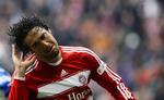 Bayern München tuner øret ind efter hjemmepublikummets hyldest. Italieneren scorede Bayerns første mål i sejren. 