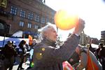 Rådhuspladsen i København dannede i går ramme om en demonstration for at forbyde sexkøb. 