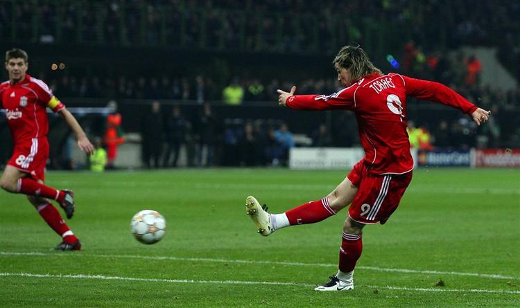 Fernando Torres' fantastiske mål blev sat ind i kampens 64. minut. 