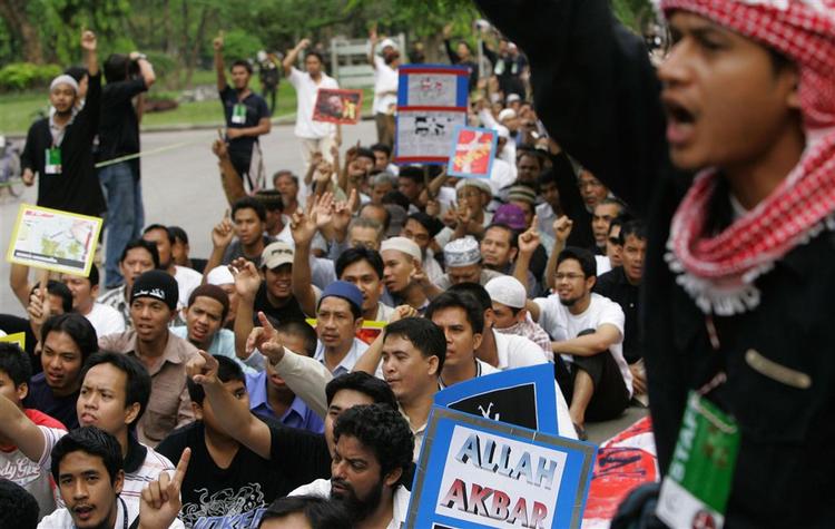 Demonstrationen mod Danmark i Bangkok forløb fredeligt. 