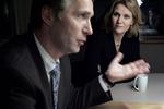 Den norske statsminister Jens Stoltenberg sammen med Helle Thorning på LO-skolen i Helsingør tidligere i år. 