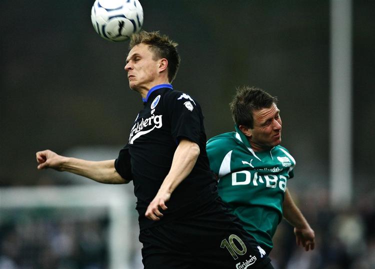 Jesper Grønkjær var i lørdags med til at vinde 2-0 over Næstved i pokalturneringen. Superligaen må dog vente lidt endnu for den hurtige fløjspiller. 