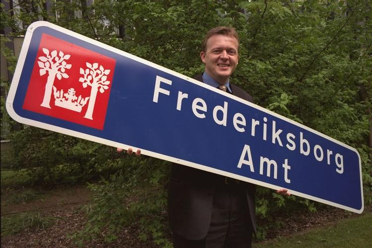 Finansminister Lars Løkke Rasmussen (V)dengang han var amtsborgmester. 
