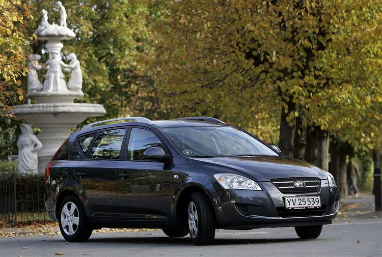 The Kia Ceed - the only medium large vehicle on the Top Ten list. The other nine are small vehicles. 