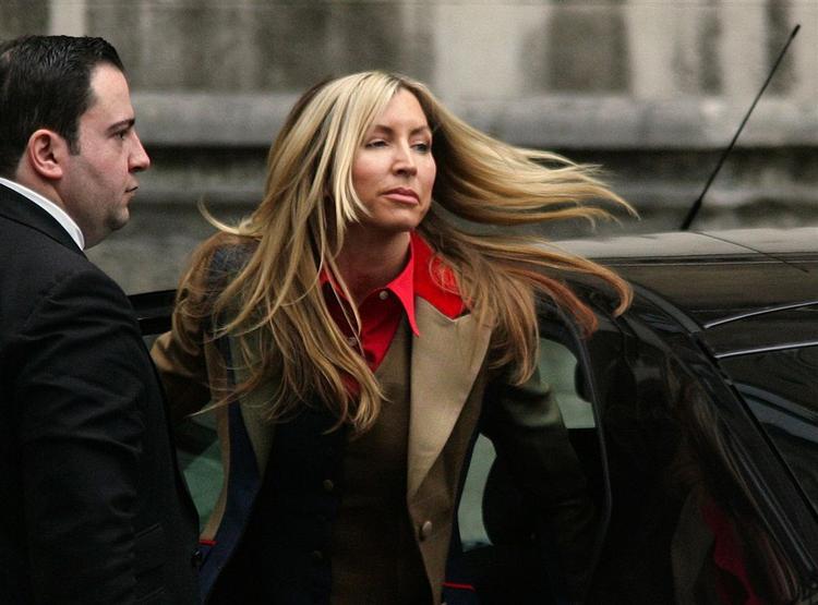 40-årige Heather Mills ankommer til retten i London. 