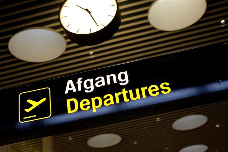 Flyet til Amsterdam måtte aflyses. 