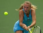 Caroline Wozniacki har tabt fire kampe i 2008, alle til nuværende eller tidligere top-10-spillere. 