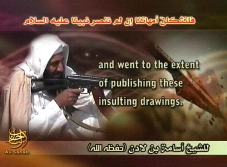 Vidoen viser et stilbillede af Osama bin Laden med en AK47. Henover vidoen afspilles den cirka fem minutter lange tale. 