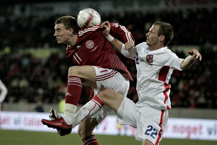 Nicklas Bendtner scorede sit syvende landskampsmål, da Danmark spillede 1-1 mod Tjekkiet i Herning. 