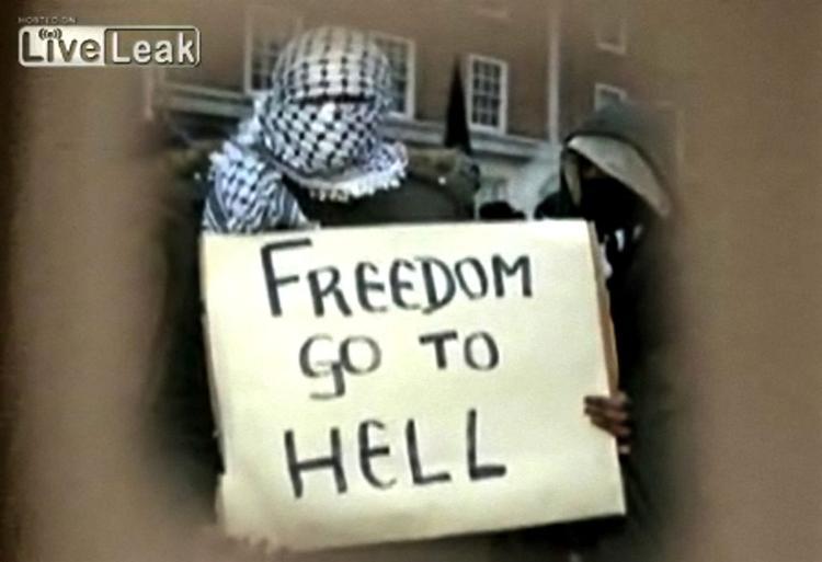 Et billede fra Geert Wilders' film. 