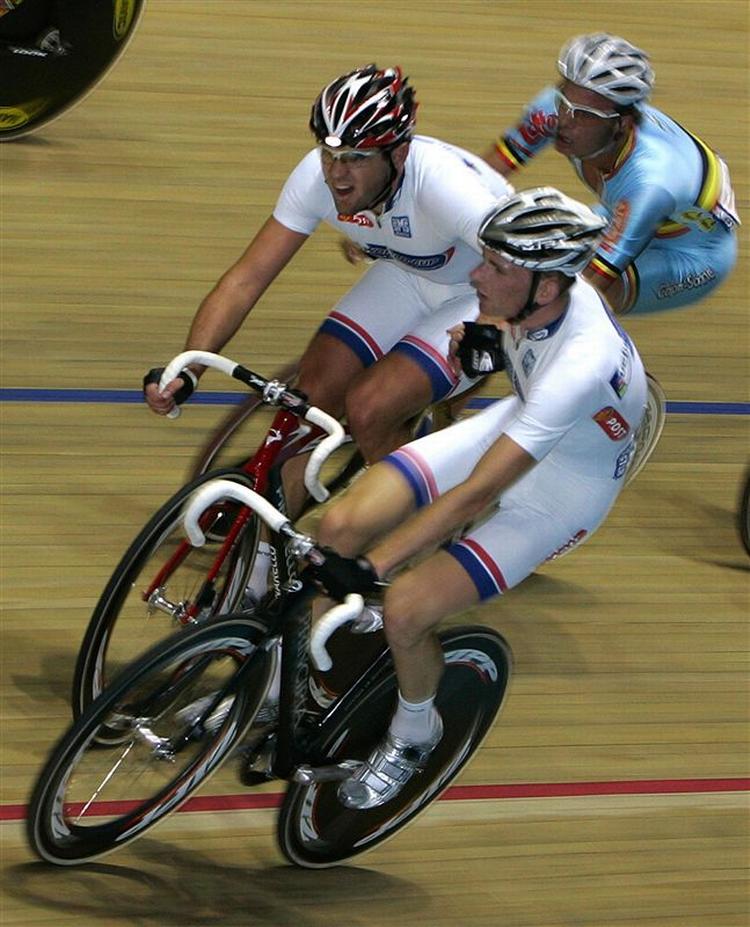 Alex Rasmussen og Michael Mørkøv førte parløbet, indtil der manglede fem-seks kilometer. 