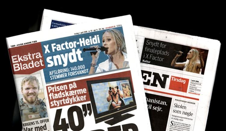 Læserne spærrede øjnene op i morges, da de så den næsten identiske aprilsnar i såvel Politiken som Ekstra Bladet. 