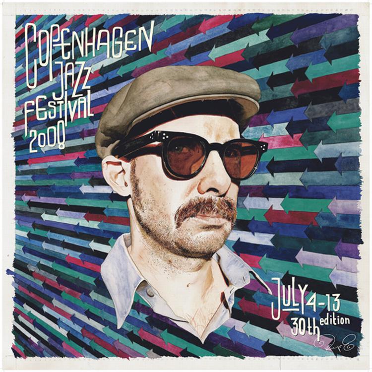 Årets plakat til Copenhagen Jazzfestival er udført af Kasper Eistrup. 