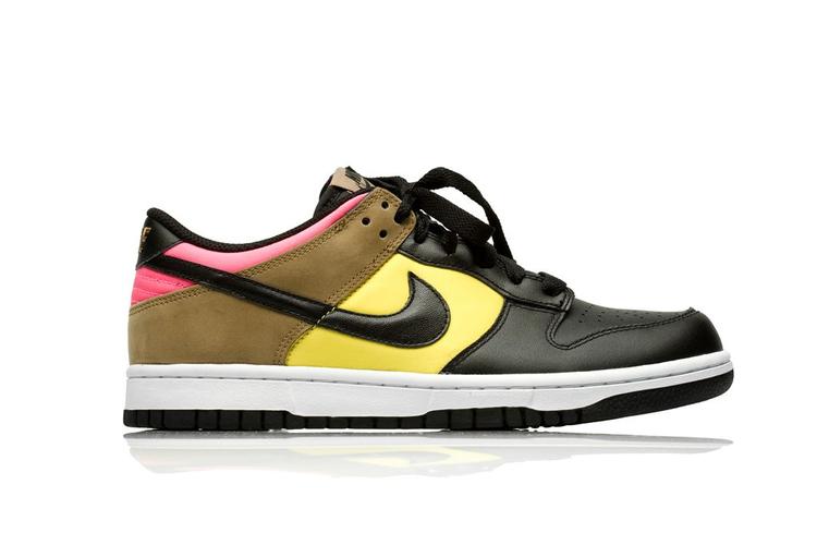 Gul, pink og sort. Nike 699 kroner hos Wallace. 