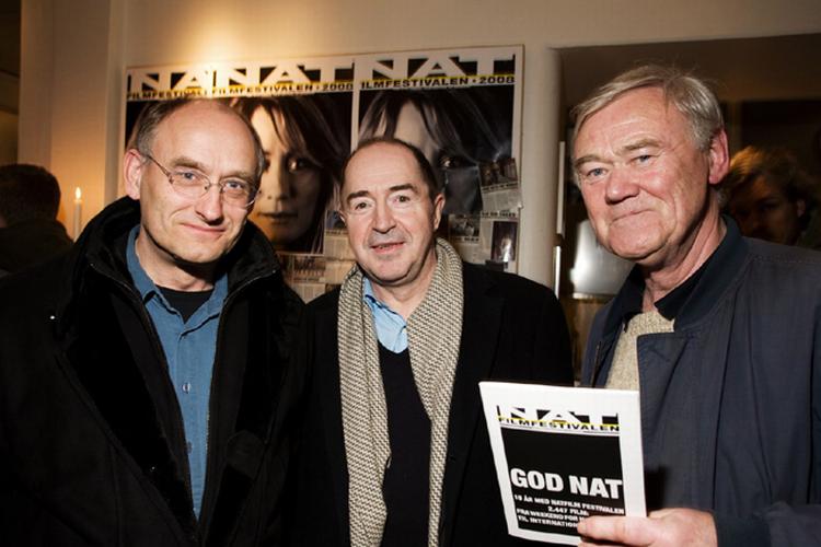 NatFilm trak mange gæster til afslutningsaftenen. Bl.a. Poul Nesgaard, Niels Skousen og Olaf Nielsen. Foto: Peter Erichsen. 