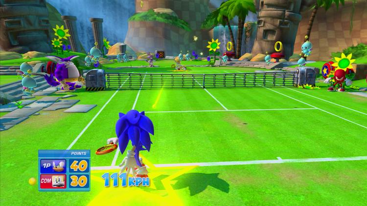 De centrale tenniskampe sprudler for det meste med vilde tegneserie-farver, vanvittige animationer og en fin forståelse for SEGA- figurernes særegne karaktertræk. Men kun med tre-fire venner samlet foran skærmen får man en smule ud af det dybt fjollede festspil. 