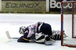 Lubomir Pisar så ikke heldig ud ved den scoring der sikrede Herning DM-guldet. 