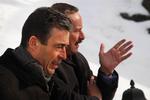 Tirsdag var Anders Fogh Rasmussen i Sverige. Mandag (billedet) i Finland. 
