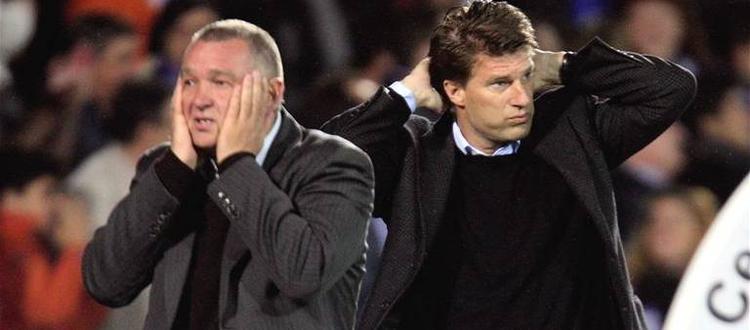 Ufatteligt! John Jensen og Michael Laudrup kunne ikke tro deres egne øjne. 