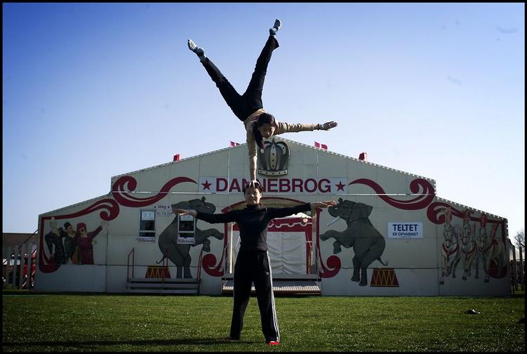 Artisterne fra Cirkus Dannebrog har stadig deres første besøg af kulturministeren til gode. Arkivfoto. 