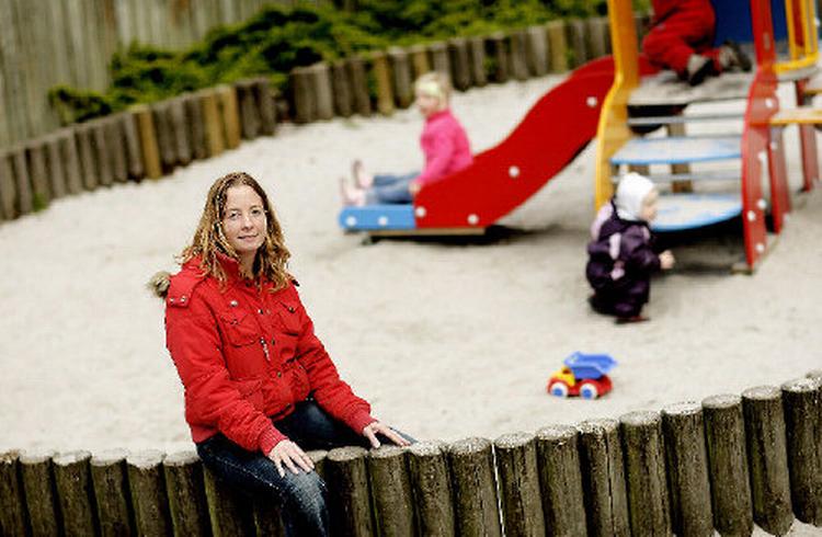 Nanna Bjørnsen er så utilfreds med BUPL’s accept af overenskomst- resultatet, at hun har startet en  hjemmeside i protest og er klar til at skifte fagforening. I morgen demonstrerer pædagoger – foran deres fagforening. Foto: Peter Hove Olesen. 