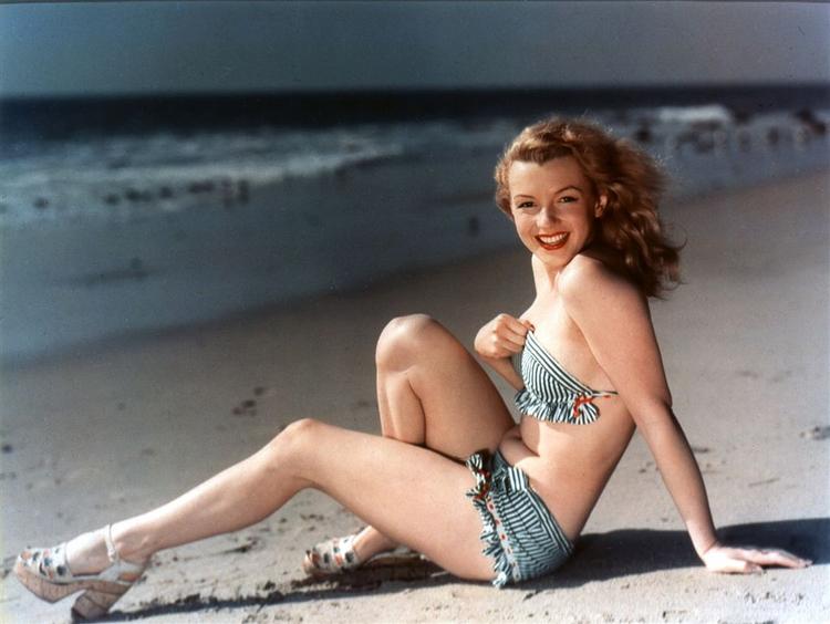 Marilyn Monroe, som hun så ud i 1949. 