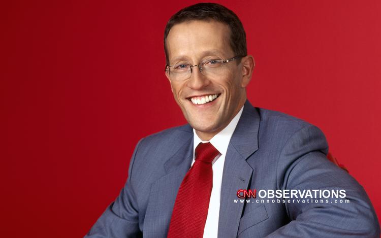 Den højrøstede og energiske CNN-vært, Richard Quest, er anholdt med narkotika på sig i New York. Arkivfoto. CNN 