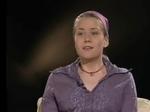 Den på det tidspunkt 18-årige Natascha Kampusch fortæller om otte år som fange i en udsendelse på østrigsk tv 6. september 2006. Arkivfoto. 