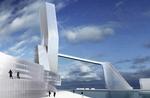 Nyt 140 meter højt højhus skal efter planen stå klar i 2012. Foto: PR 
