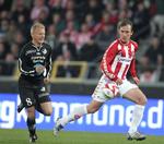AaB's Andreas Johansson i aktion, da AaB mødte Randers FC i SAS-Ligaen. 