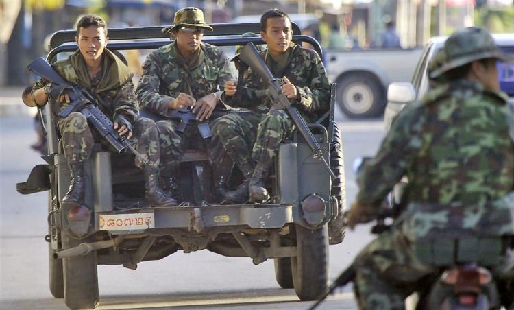Militærets overvågning af de sydligste provinser i Thailand er massiv. 