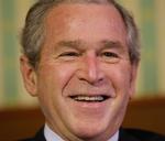 Bush gratulerer Barack Obama med udnævnelsen som præsidentkandidat. Arkivfoto. 