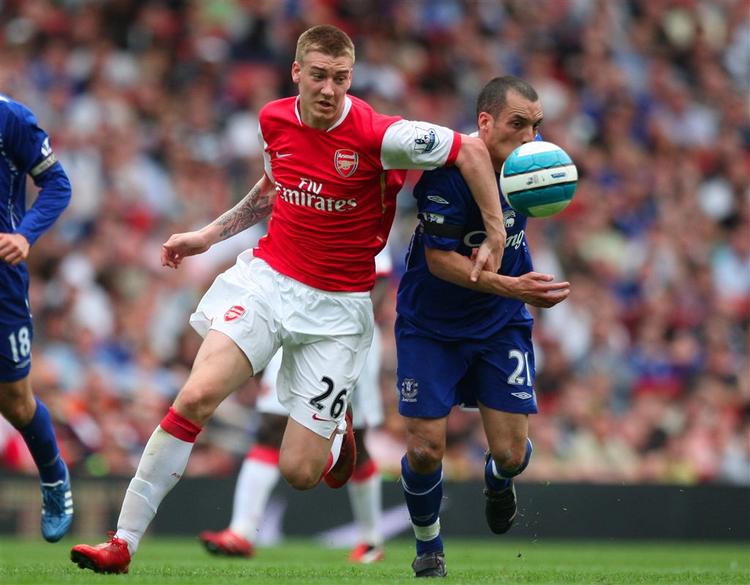 Nicklas Bendtner er oppe på fem scoringer i Premier League. 