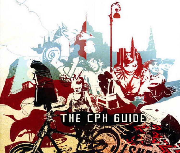 VILDLEDT. Der går lidt for meget klummeskriveri og festlayout i den alternative ’CPH guide’. Men ideen har en fremtid. Illustration: Esben Fisker 
