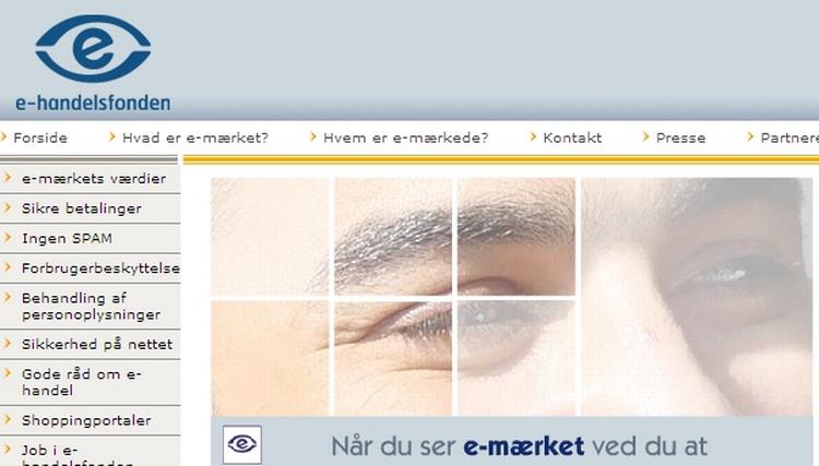 Betbutikken Getmore har fjernet E-handelsfondens mærke fra sin hjemmeside i protest over, at butikken kun må have tre klagesager fra forbrugerne inden for samme område. (Skærmdump fra E-handelsfondens hjemmeside). 
