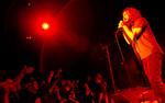 Eddie Vedder og Pearl Jam spiller gratis-koncert i New York i 2006 få dage efter deres seneste album udkom. På billedet Eddie Vedder. 