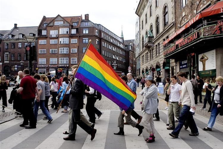 Der skal tal på bordet, når det angår vold mod bøsser, men SF's homonetværk. Her er det fra en parade i 2005. 
